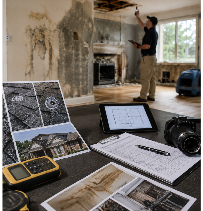 Property damage inspection and documentation